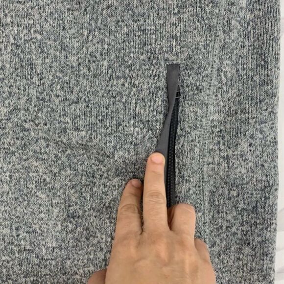 Patagonia Vest Men Sz XL  Better Sweater Heather Gray Stonewash Full Zip Pockets - Picture 11 of 13